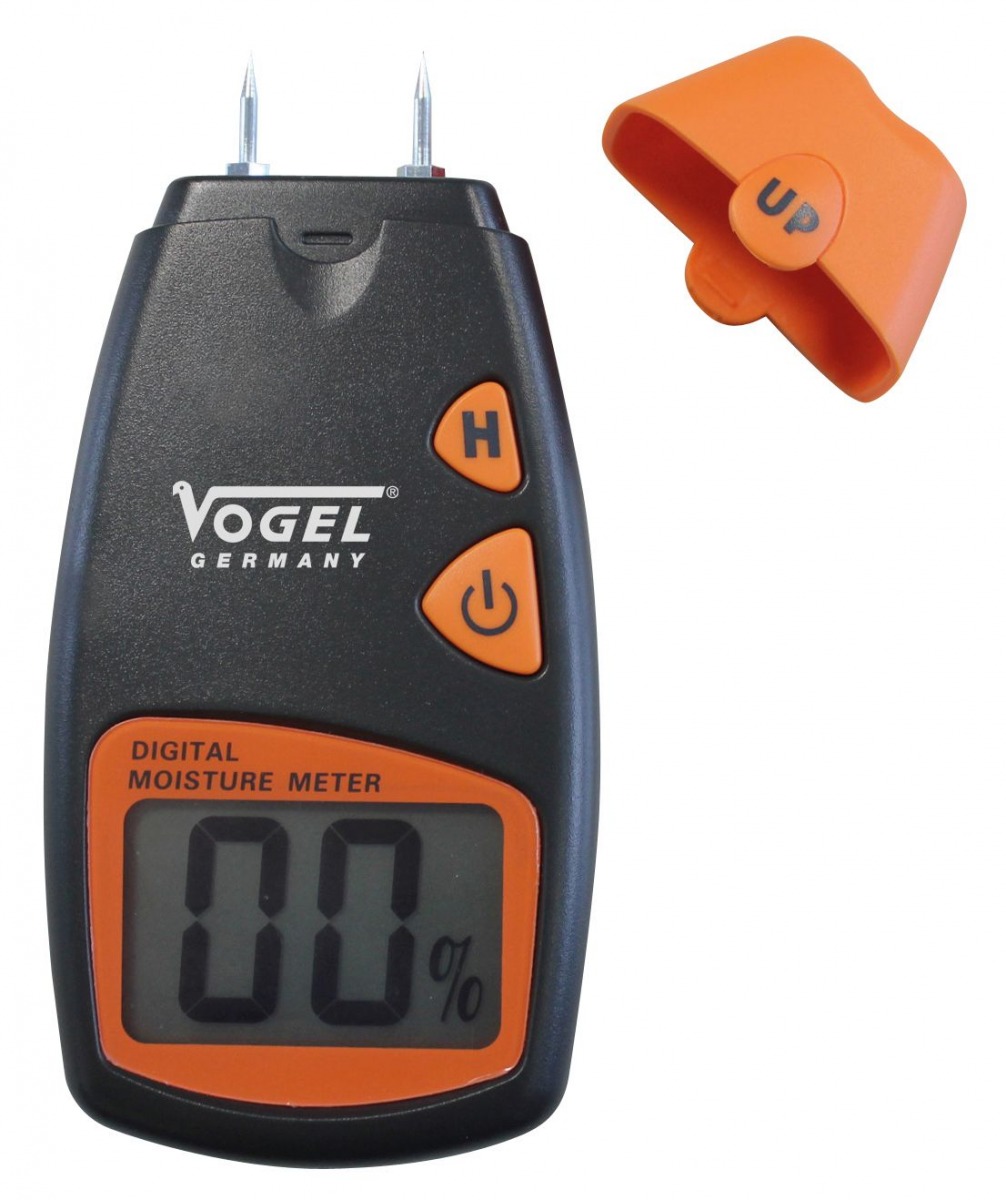 Medidor de humedad electrónico digital ideal para leña VOG-641006 | HIGROMETRO