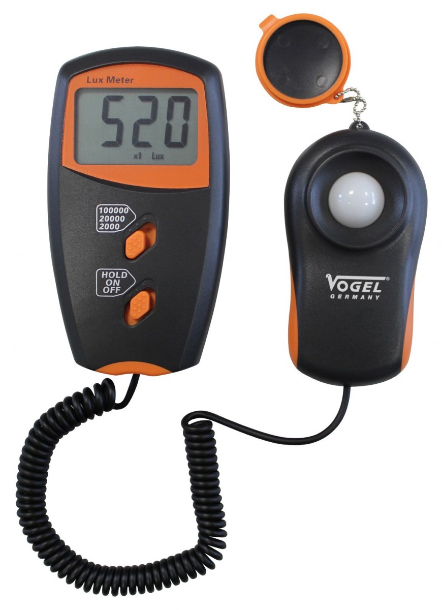 Medidor de intensidad luminosa electrónico digital VOG-640342 | LUXOMETRO