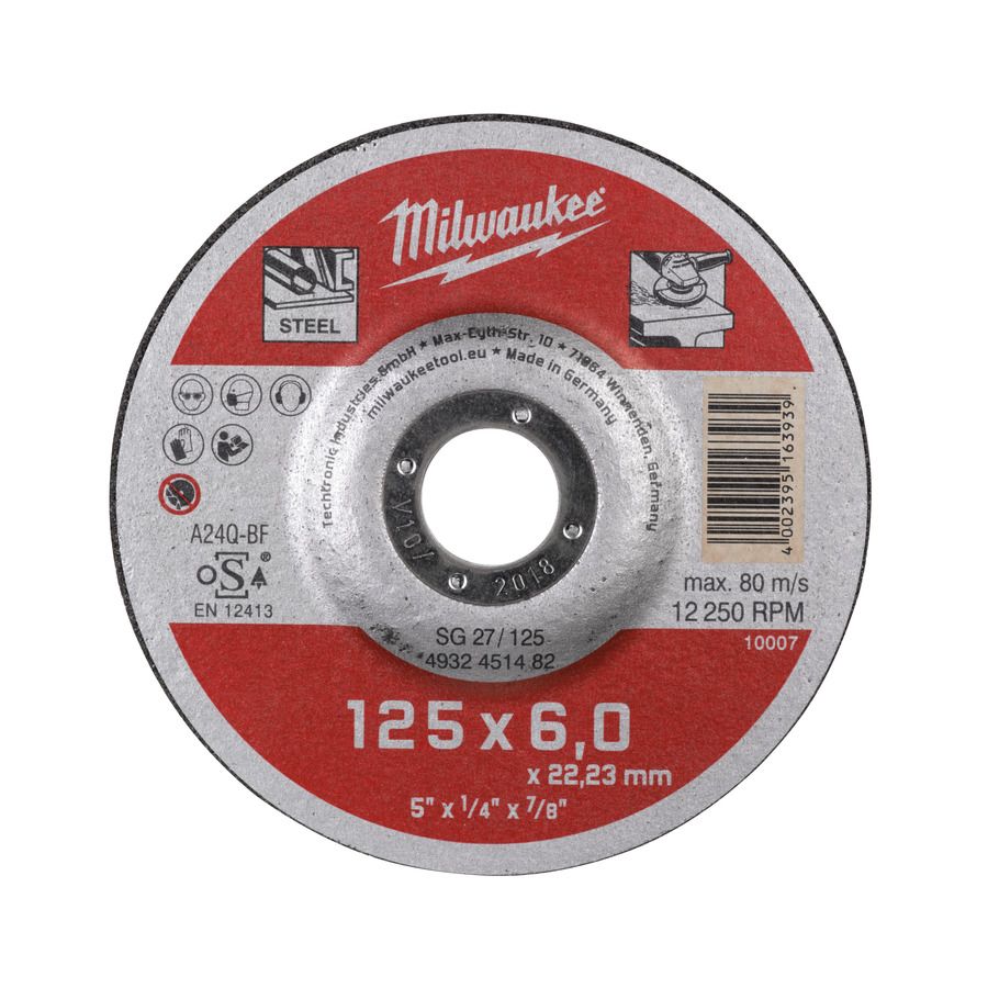 MILWAUKEE 4932451481 Discos de desbaste Contractor MIL-4932451481 | 