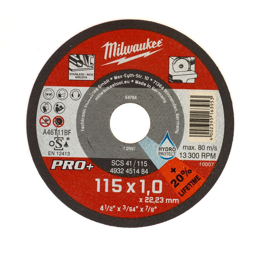 MILWAUKEE 4932451484 Discos finos para corte de metal PRO+ MIL-4932451484 | 