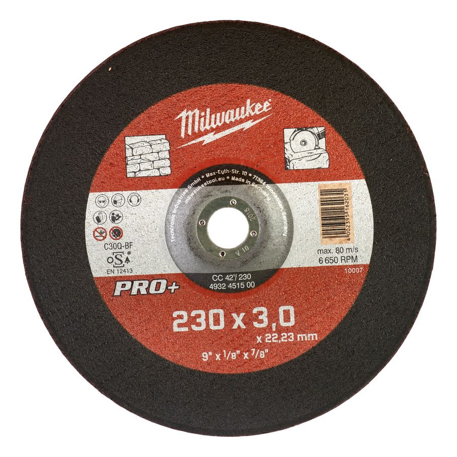MILWAUKEE 4932451499 Discos para corte de piedra PRO+ MIL-4932451499 | 