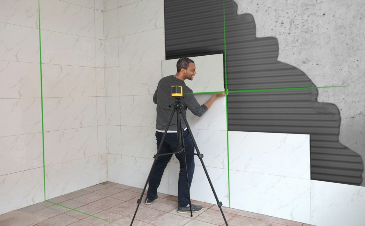 Nivel láser de línea horizontal, vertical y techo verde PLC90DG PRE-8250381 | NIVELACION LASER
