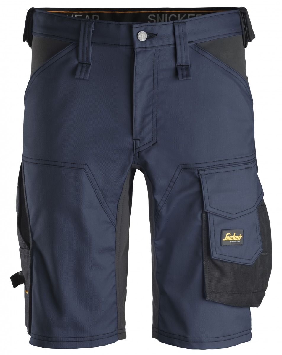 Pantalones cortos de trabajo elásticos Slim Fit AllroundWork 6143 SNI-61430404044 | PANTALONES CORTOS