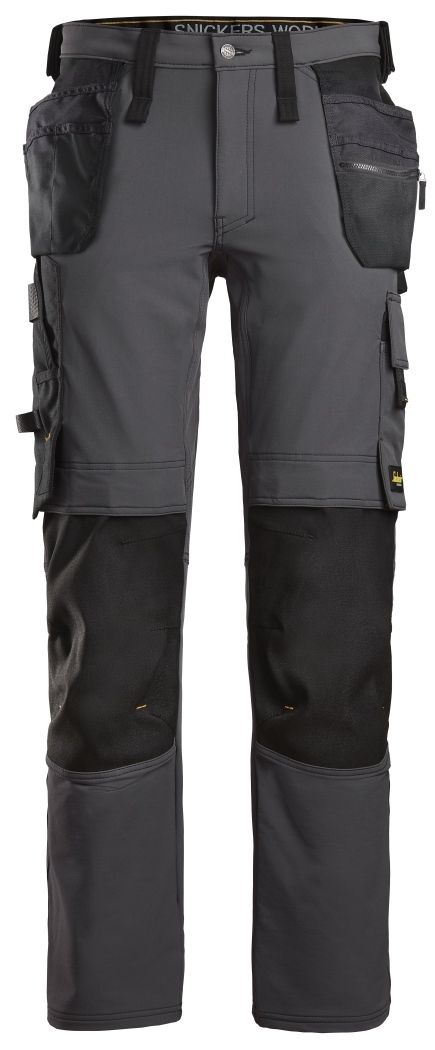 Pantalones largos de trabajo elásticos bolsillos flotantes AllroundWork 6271 SNI-62710404044 | PANTALONES LARGOS