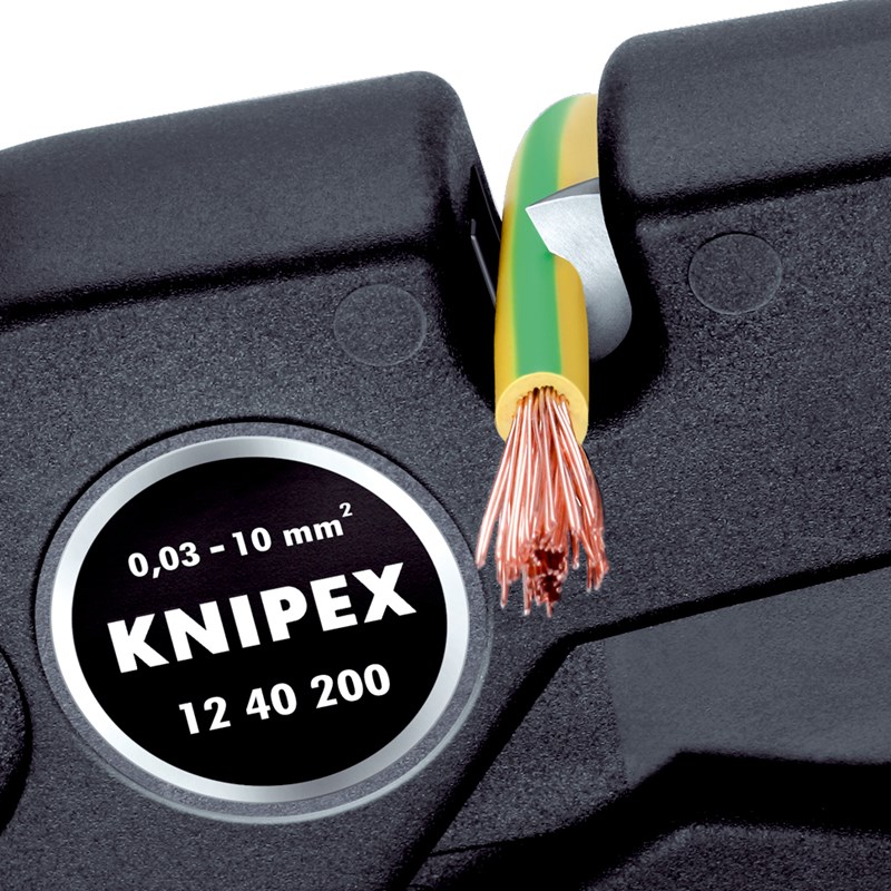 Pelacables autoajustable  200 mm KNIPEX 12 40 200 KNI-12 40 200 | PELACABLES