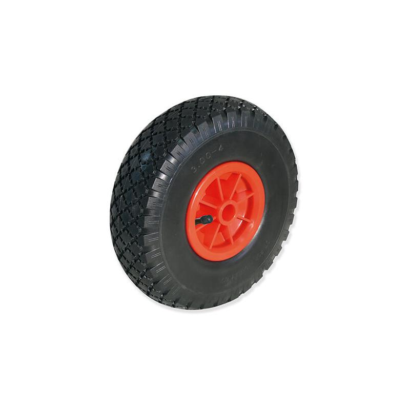 PN - Núcleo de Plástico color rojo - Neumático color negro | 10-87/4 260 PNL3 GAY-10-87/4 | RUEDAS