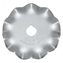 Cuchilla circular de 45 mm con forma de onda