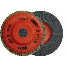 Disco de láminas abrasivas zirconio base plástico plana K-AZA DRO-K-AZA-115/4 | DISCOS DE CORTE 0
