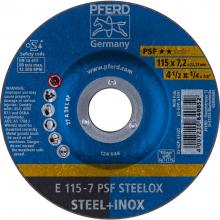 Discos de desbaste - Línea PSF STEELOX (acero+inox)