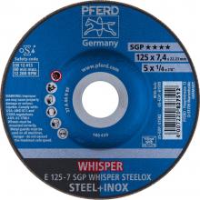 Discos de desbaste - Línea SGP WHISPER STEELOX (acero+inox)