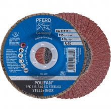 Discos de láminas lijadoras POLIFAN - A SG STEELOX (acero+inox)