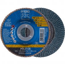 Discos de láminas lijadoras POLIFAN - Z PSF STEELOX (acero+inox)