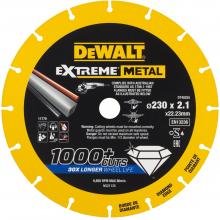 DT40255-QZ - Disco de corte con borde diamantado Extreme Metal 230x1.5x22.3mm