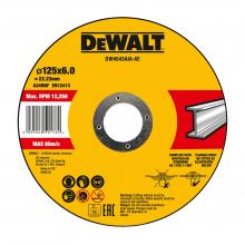 DW4543AIA-AE - Disco de desbaste cóncavo para metal 125 x 6 x 22.23 mm