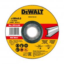 DW4547AIA-AE - Disco de desbaste cóncavo para metal 180 x 6 x 22.23 mm