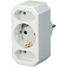 Enchufe adaptador con 2 + 1 tomas de corriente BRE-1508050 | BASES MÚLTIPLES 0