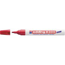 Marcador permanente industrial 8300 rojo edDINg