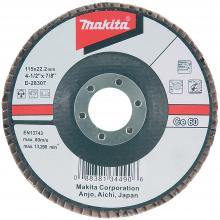 Makita D-28307 Disco de láminas de óxido de aluminio cerámico 115mm G60