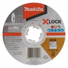 Makita E-00387 Disco de corte fino acero inox. X-LOCK 115 mm