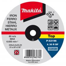Makita P-52233 Disco de corte extrafino metal 230mm