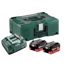 METABO 685131000 Pack de 2 baterías de 18V 8.0 Ah + cargador + maletín