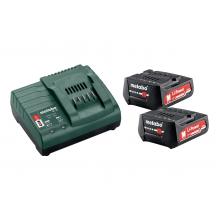 METABO 685300000 Pack 2 baterías de 12V 2.0 Ah + cargador  Set básico