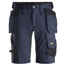 Pantalones cortos de trabajo elásticos Slim Fit AllroundWork bolsillos flotantes 6141