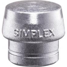 Martillo de superficie blanda SIMPLEX aluminio 80mm HALDER
