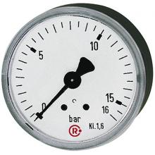 Manómetro trasero céntrico 63mm 0-10bar G1/4" RIEGLER FOR-119877 | HERRAMIENTA NEUMÁTICA 0