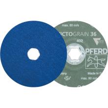 Disco abrasivo fibra CC-FS DELTAGRAIN 125mm-36 PFERD FOR-124722 | DISCOS DE CORTE 0