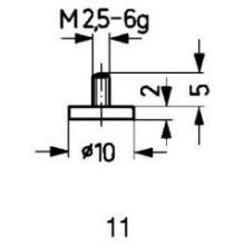 Calibre de medición MD tipo 11/10,0mm KÄFER