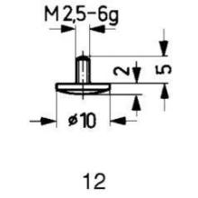 Calibre de medición MD tipo 12/10,0mm KÄFER