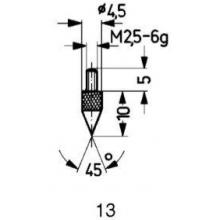 Calibre de medición MD tipo 13/45º KÄFER FOR-201371 | CALIBRE DE MEDIDICON 0