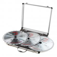 Set de 3 discos TCT en maletín aluminio | KSB300SET Holzmann HOL-KSB300SET | DISCOS DE CORTE 0