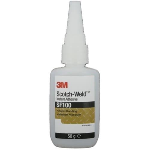 3M™ 7100034525 Scotch-Weld™ Adhesivo instantáneo súper rápido SF100, Transparente, 50 g 3M-7100034525 | ADHESIVOS Y FIJADORES