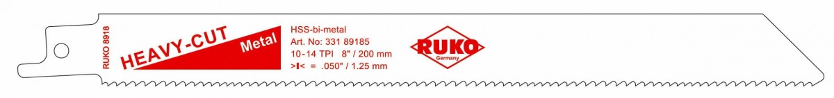Sierra de sable acero de corte ultra rápido (Bosch S 1025 VF) RUK-33189185 | HOJAS DE SIERRA