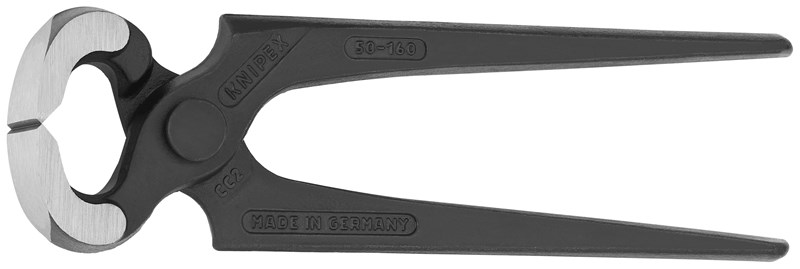 Tenaza para carpintero negro atramentado 160 mm KNIPEX 50 00 160 KNI-50 00 160 | TENAZAS