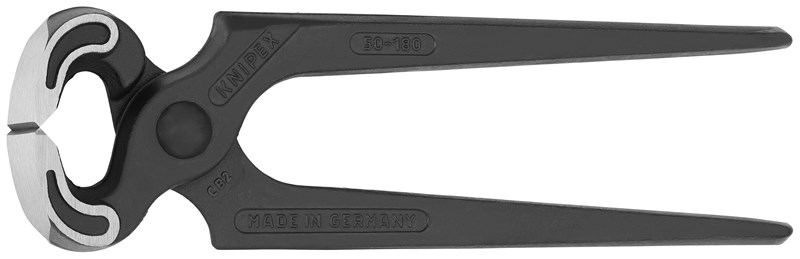 Tenaza para carpintero negro atramentado 180 mm (cartulina autoservicio/blíster) KNIPEX 50 00 180 SB KNI-50 00 180 SB | TENAZAS