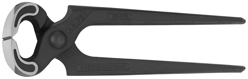 Tenaza para carpintero negro atramentado 210 mm (cartulina autoservicio/blíster) KNIPEX 50 00 210 SB KNI-50 00 210 SB | TENAZAS