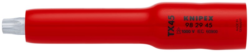 Vaso (doble hexágono) para TX45 117 mm KNIPEX 98 29 45 KNI-98 29 45 | VASOS